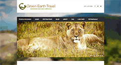 Desktop Screenshot of greenearthtravel.com